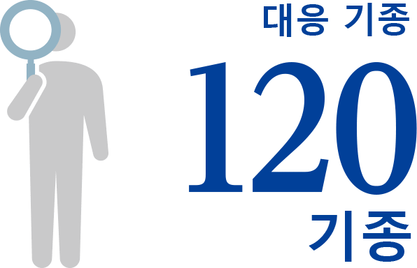 대응 기종120기종